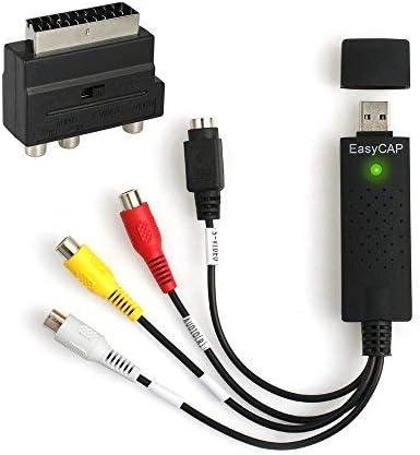 AUTOUTLET USB 2.0 VHS Naar DVD Audio Video Converter